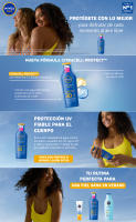 NIVEA SUN FP 30 Protege & Hidrata Leche Solar Hidratante 400ml - Pack ahorro de 2 unidades (total 800ml) - details 0