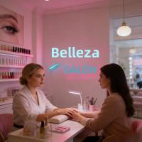 Luz De Pared LED Neón Dimmable Para Salon De Belleza Tienda De Uñas Y Cabello Estudio Decoración De Tienda Regalo Con USB Y Luz De Pared - details 2