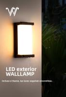 Lámpara De Pared LED Exterior IP65 Impermeable 24W AC85-265V Luz Blanca Cálida Para Patio Jardín Iluminación Exterior - details 0