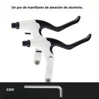 Manillar De Freno De Bicicleta 3 Dedos Aleación De Aluminio Para V-brake Y Frenos De Disco Sram Para Carretera Y Montaña - details 8