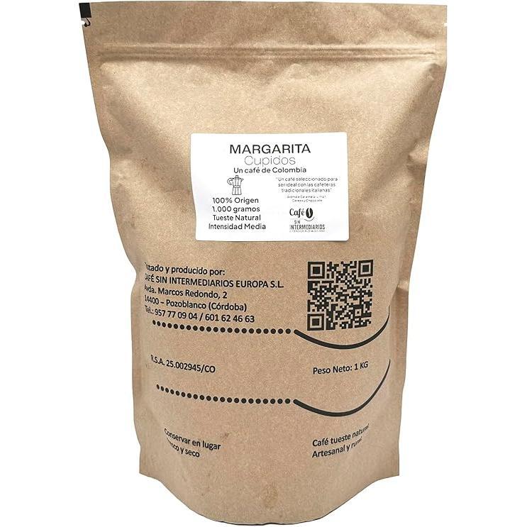 CAFE SIN INTERMEDIARIOS - Clavel - Café Colombia 1Kg | Tostado Semanal | Molido al envío | Intensidad baja | Ideal Café Solo | Café especialidad