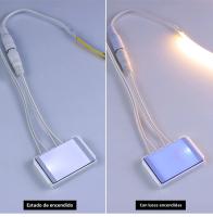 Tira De LED COB USB 5V Con Sensor Táctil De Espejo De Vidrio Acrílico Luz De Maquillaje Decorativa Para El Hogar Dimmer - details 5