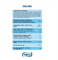 VIDAL Fab Mix bolsa de 1Kg aprox 386 uds brillo Compuesto por una gran variedad de piezas y sabores como osos, moras, botellas, huevos fritos... tamaño mini sabor a Fresa, naranja y tutti sin gluten sin grasa sabor original Vidal garantizado - details 3