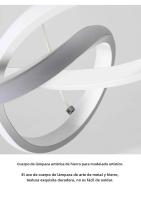 Lámpara Colgante LED Nórdica Para Comedor Pasillo Dormitorio Y Sala De Estar Iluminación Sencilla Creativa Y Personalizada - details 16