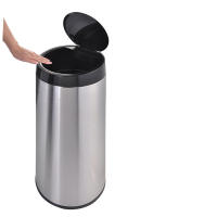 HABITEX 226Y300 - Cubo basura inox/negro con sensor - details 1