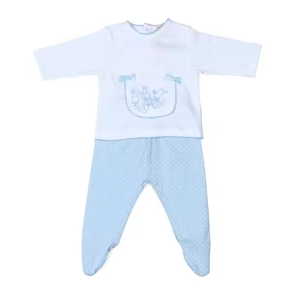 Conjunto largo mudita algodón bebé-29549-Tony Bambino - 1