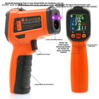 PEAKMETER PM6530D Termómetro Infrarrojo Portátil Para Medición De Temperatura Industrial Medidor De Temperatura De Aceite - details 10