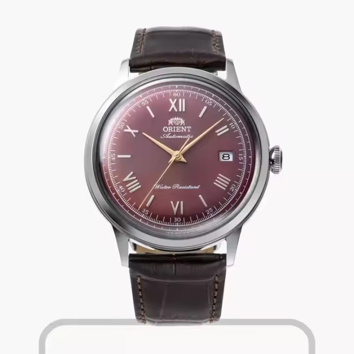 automático hombre Orient Bambino Burgundy Red Wine RA-AC0026R 40,5mm 30m - 1