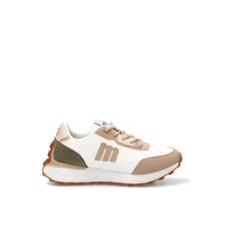 Zapatillas Casual Mustang - Mujer - Suela Plana - Modelo 60779 - Color Blanco - 1