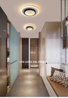 Lámpara De Techo LED Moderna En Tres Colores Para Pasillos Balcones Entradas Y Escaleras Decoración De Hogar Fijación Sobre La Superficie - details 1
