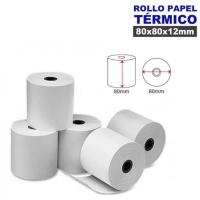 Madrid Gadget Store - Pack 5x Rollos de Papel Térmico sin BPA 80x80x12 mm para TPV, Compatibles con Todas las Impresoras Térmicas, Cajas Registradoras, Tickets, Mandril Color Blanco, Sin Bisphenol. Libre BPA - details 0