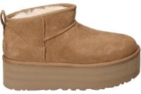 UGG | Botines UGG Classic Ultra Mini Platform para Mujer – Botines Australianos en Color Marrón Chesnut sin Cierre – Australianas con Plataforma Alta y Cómoda – Con Borreguito – Para Invierno – Moda - details 0