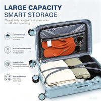 S7 STAR Conjunto de Maletas de Viaje Elegantes: Carcasa Ligera de PP, Cerradura Numérica, 4 Ruedas Giratorias 360°, Asa Telescópica de Aluminio Juego de Maletas Set Trolley Maleta Cabina,Juego de 4 Maletas Trolley Maleta,Maleta Grande 23 Kilos - details 8