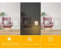 Lámpara Nocturna LED Con Sensor De Movimiento Para Cocina Dormitorio Pasillo Y Escaleras US EU Plug 3 Colores Temperatura - details 4