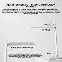 Lámpara De Escritorio MIJIA Nueva Con Doble Luz Protección Ocular Plegable 3 Niveles De Ajuste Iluminación De Mesa Nocturna Para Cama - details 7