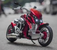 Modelo De Motocicleta V-REX a Escala 1/12 En Aleación De Metal Con Luz Y Sonido Para Coleccionistas Adultos Regalos - details 8