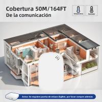 Sensor Inteligente De Temperatura Y Humedad MOES Tuya Zigbee Para Interior Monitoreo Por APP Compatible Con Alexa Y Google Home Batería Recargable - details 9