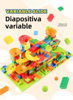 Juguetes Educativos Para Niños 168-336PCS Pista De Maze Con Bolas Y Bloques Deslizadores DIY De Crea Tu Propia Carrera Con Plástico Seguro - details 0