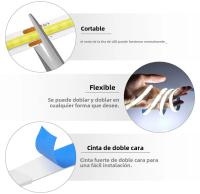 Tira De LED COB ZigBee Inteligente Compatible Con Tuya Alexa Luz USB 5V Dimmable Controlador De Luz Con Wifi Para Decoración De Habitación Cocina - details 2