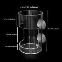Nuevo Anillo De Alimentación Para Acuario Plástico Con Ventosa Para Tanque De Peces Trayectoria Flotante Accesorio Con Succión - details 2