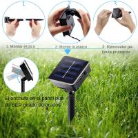 Luces De Cadena Solar De Cristal Globe IP65 39FT Con 100 LED 8 Modos De Iluminación Para Exterior Halloween Y Navidad Fiesta - details 17