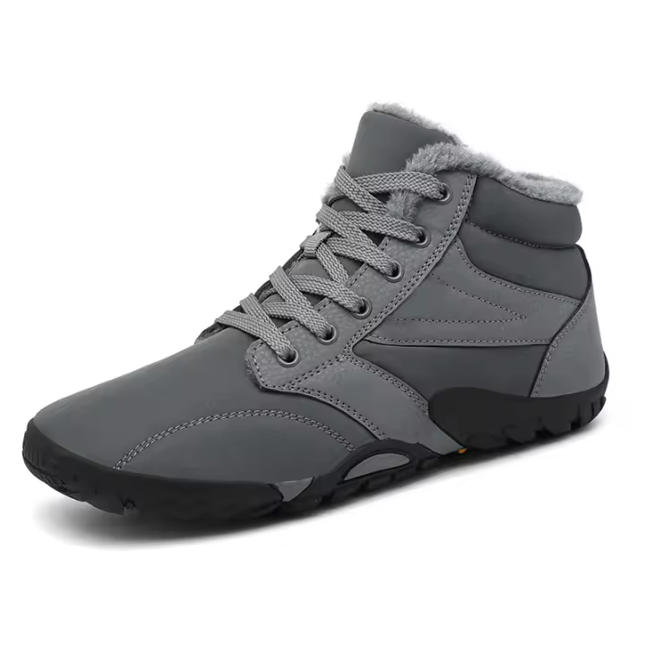 Botas De Invierno Para Hombre Botines De Nieve Antideslizantes Y Cálidos Con Peluche Casual Ligeros Para Senderismo - 1