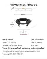 6pcs Foco LED De Techo Con Marco Recubierto De Aluminio GU10 MR16 Blanco Para Iluminación De Techos Y Salas De Estar - details 6