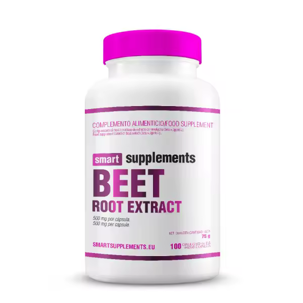 Beet Root Extract (Extracto seco de Remolacha) 3000mg - 100 Cápsulas Vegetales Smart Supplements - 1