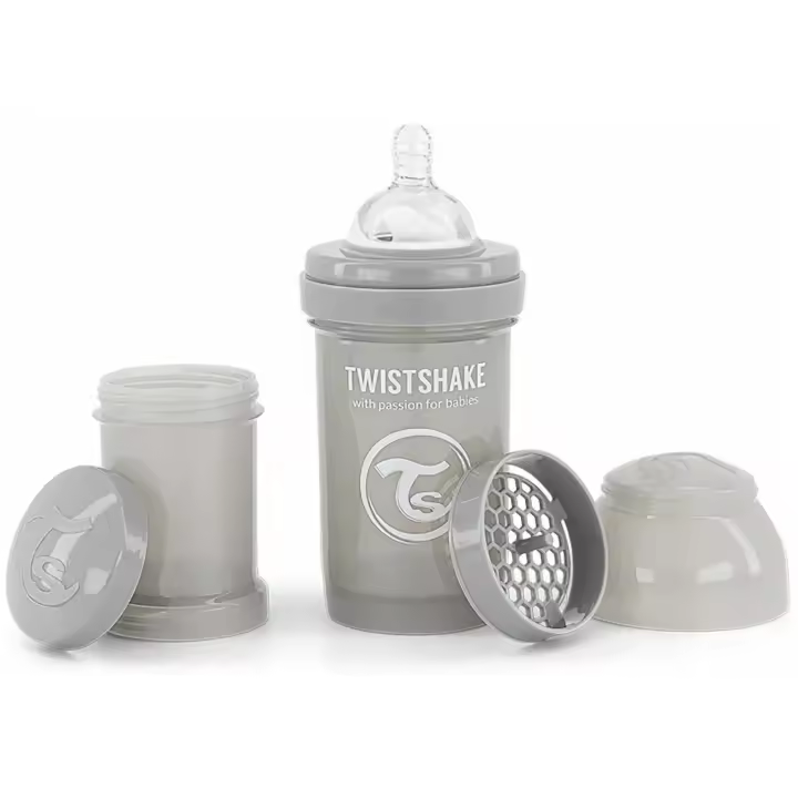 Twistshake Biberón Anticólicos Tetina Silicona Flujo Lento - 1