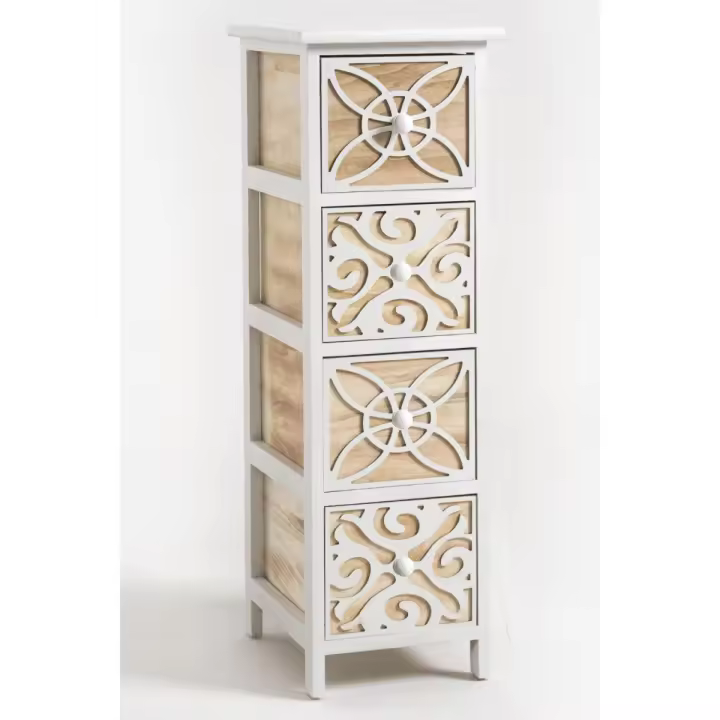 Regalos Miguel - Muebles Auxiliares - Cajonera Estrecha Carvy 4 Cajones - 1