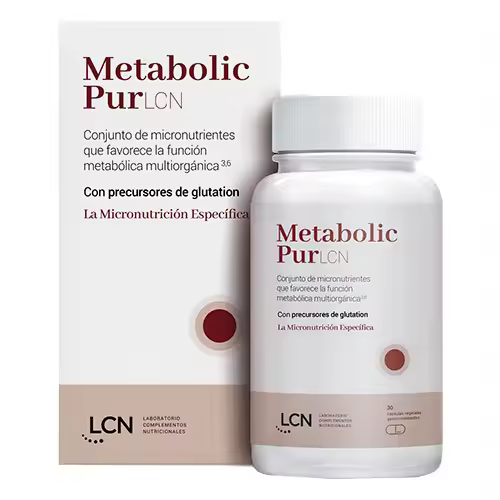 LCN Metabolic Pur Función Metabólica 30 Cápsulas Vegetales para el Metabolismo de Carbohidratos, Grasas y Proteínas - 1