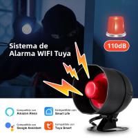 Sistema De Alarma De Seguridad Doméstica KERUI Con Altavoz Y Silbato WIFI 110db Control Remoto a Través De Tuya Sensor De Movimiento Y Puertas Ventanas Para Casa - details 0