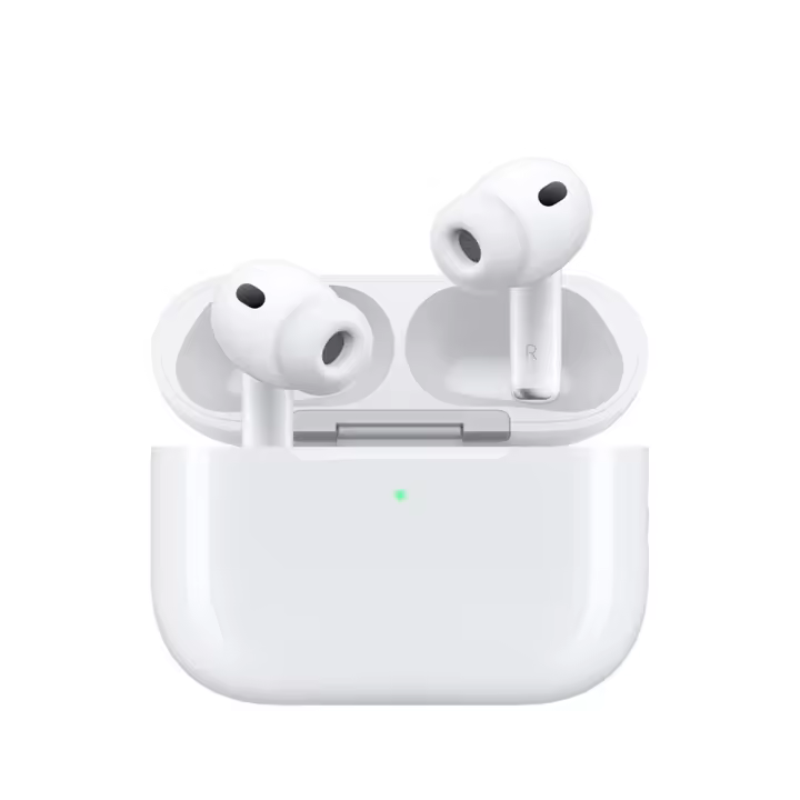 Apple AirPods Pro 3 Auriculares inalámbricos, Cancelación activa de ruido, Audio espacial tridimensional, Nueva medición de frecuencia cardiaca, Hasta 8 horas de audio en una sola carga con la cancelación activa de ruido, IP57 - 1