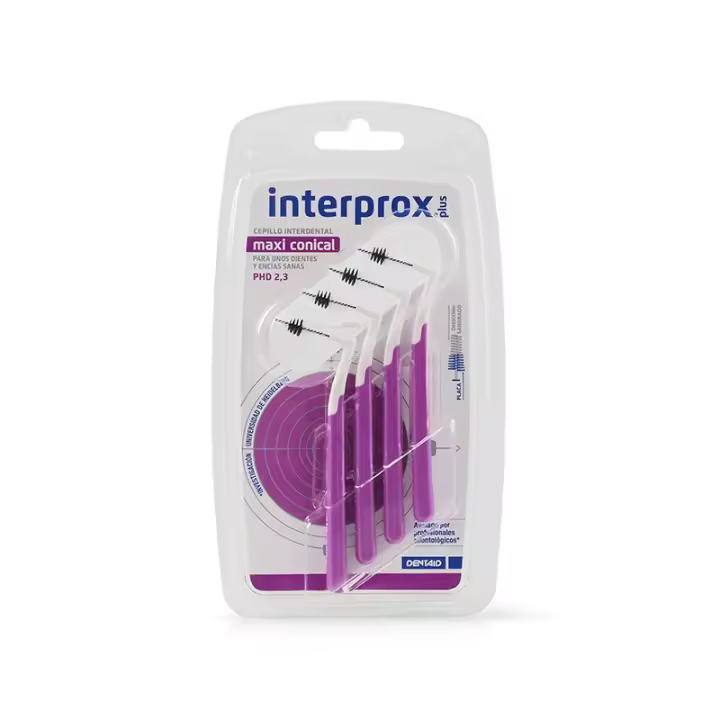 INTERPROX PLUS CEPILLO INTERDENTAL MAXI CONICAL 2.3 PHD 4 UNIDADES - 1