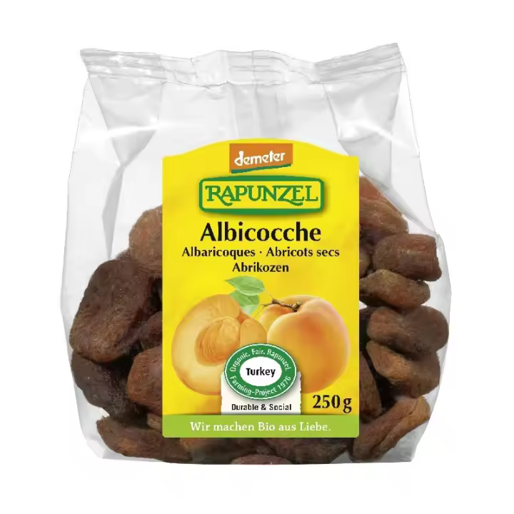 Albaricoques enteros secos Bio Rapunzel - 1