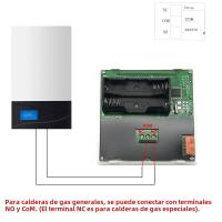 Termostato De Pared Programable Semanal LCD Para Calefacción De Agua 3A Pantalla LED Blanco/Azul 85x85mm Control De Temperatura Para El Hogar - details 6
