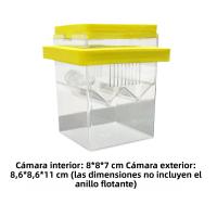 Caja De Cría De Peces Flotante Incubador De Acuario Breeder Feeder Accesorio De Hatchery Para Isolación De Peces - details 8