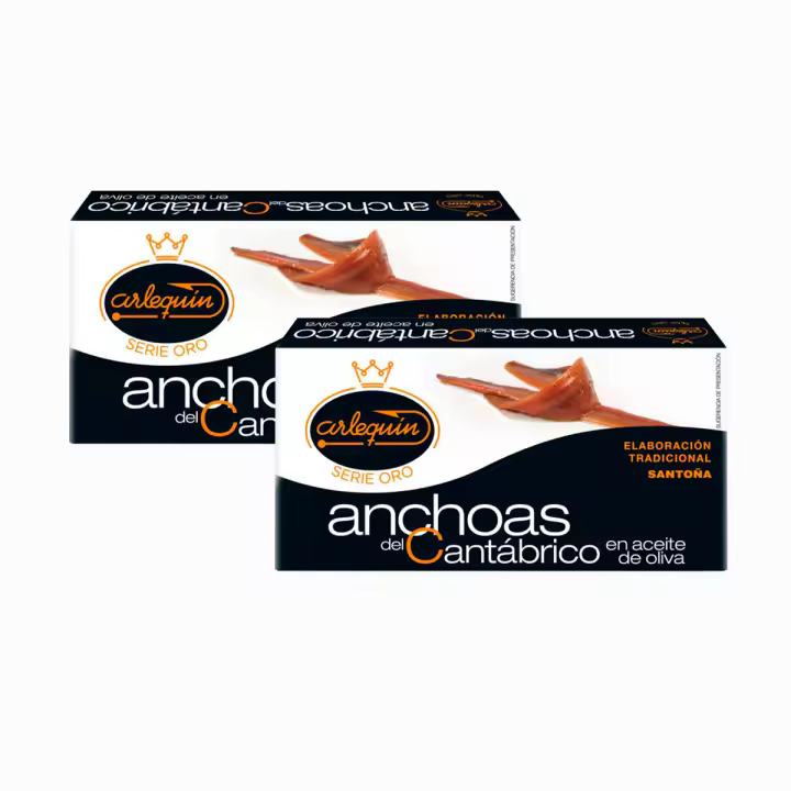 ARLEQUÍN Anchoas del Cantábrico en Aceite de Oliva – Series Platinum, Oro y Gran Formato. - 1