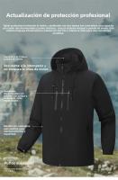 Chaqueta De Montañismo Para Hombres Y Mujeres Impermeable Y a Prueba De Viento Para Esquí Y Deportes Al Aire Libre Marca NameNoEnName_Null Lining Material POLYESTER Tamaño Verdadero Tipo De Chaqueta Windbreaker - details 6