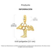 Encantos Originales De Plata 925 Árbol De Familia Pendientes Letra Cuentas Aretes Compatible Con Pulsera Collar Joyería DIY Regalo Con Bolsa De Terciopelo - details 5