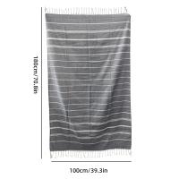 Toalla De Playa De Algodón Super Grande De Turquía Libre De Arena Secado Rápido Ligera Para Viajes Regalo Para Adultos - details 2