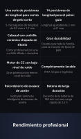 Xiaomi Hair Clipper|5 ajustes de longitud para un corte de precisión + 14 posiciones de longitud del peine-guía Cabezal con cuchilla cerámica chapada en titanio Batería con 180 minutos de duración* - details 1