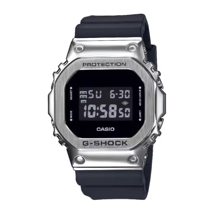Reloj G-SHOCK GM-5600-1ER Bisel de metal - 1