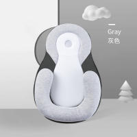 Almohada Para Bebé Recién Nacido Protección De Cabeza Seguridad Al Dormir Respirable Modeladora Antirrollo Almohada Para Niños Pequeños Antideslizante Almohadilla De Leche - details 8