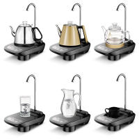 Bomba Eléctrica Para Botella De Agua Automática Con Soporte Recargable Dispensador De Agua Con Tanque De 1 Galón Diseño De Escritorio Material ABS Y Acero Inoxidable - details 8