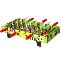 COLORBABY - Mesa futbolín infantil, 2 jugadores, con marcadores manuales, fabricada de madera resistente, juegos de mesa, futbolines para niños, recomendado a partir de 6 años - details 2