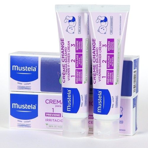 Mustela Pack Ahorro Crema Bálsamo Cambio Pañal 2x100 ml