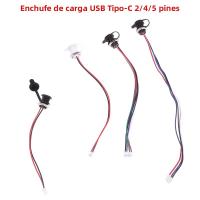 TPC Puerto De Conexión USB Tipo-C Impermeable Alta Corriente Con Bloqueo De Placa PH 2.0 Jaque De Carga Rápida Para Hardware De PC - details 0