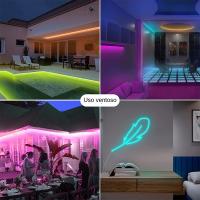 Fresnel RGB Neón Fita LED 1/2/3/4/5M DC5V IP65 Impermeable Luz Neón Para Decoración Interior De Habitación Cocina Hogar - details 5