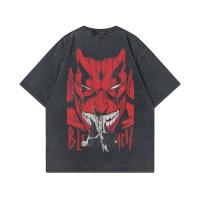 Camiseta De Anime Para Hombres Y Mujeres Bleach Zaraki Kenpachi Impresión Ácido Algodón Estilo Punk Harajuku Camisetas De Verano - details 6